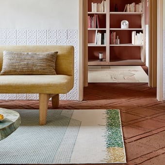 Alfombras Backstitch Calm Green 170x240cm Gan Rugs
