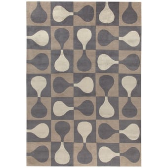 Tappeti Sorrento Brown par Gio Ponti 250x300 cm AMINI