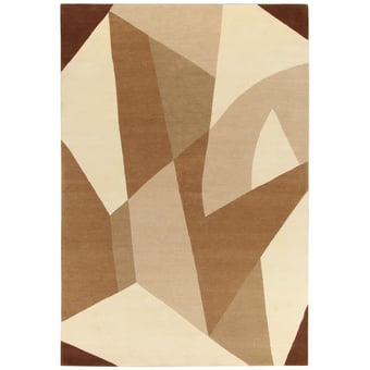 Tappeti Riflessi Beige par Gio Ponti 250x300 cm AMINI