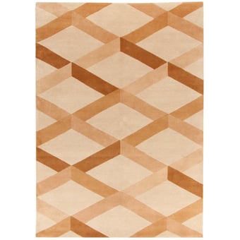Tappeti Incroci Beige par Gio Ponti 250x300 cm AMINI