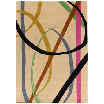 Tappeti Lettera Disegnata Multi par Gio Ponti 250x300 cm AMINI