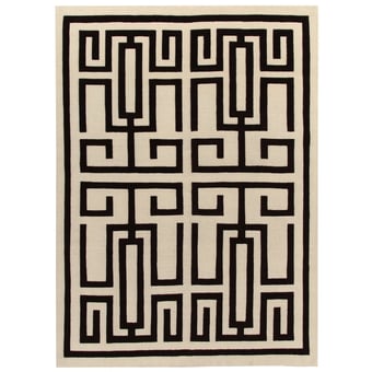 Tappeti Labirinto par Gio Ponti Black AMINI