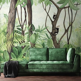 Papel pintado mural panorámico Casa de Vidro Sunrise Coordonné