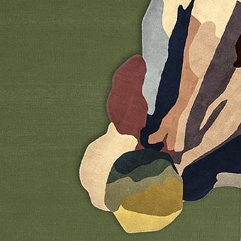 Bloom 1 Basil Rug 170x240 cm Nanimarquina