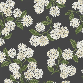 Papel pintado Hydrangea Navy Rifle Paper Co.