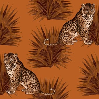 Le Leopard Panel Cacao Maison Images d'Epinal