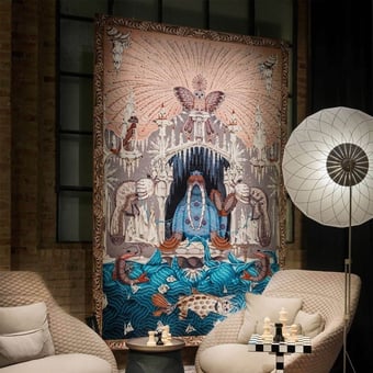 Polar Byzantine Chapter 4 Rug Beige MOOOI