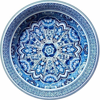 Alfombras Delft Blue Blue MOOOI