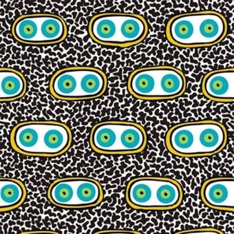 Aluca Fabric Noir Olivades