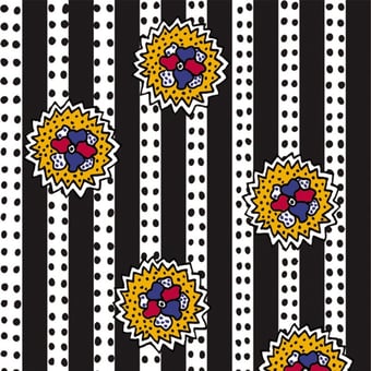 Reviro Fabric Noir Olivades