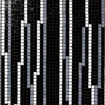 Mosaico Bamboo Tortora/Rosso Vitrex