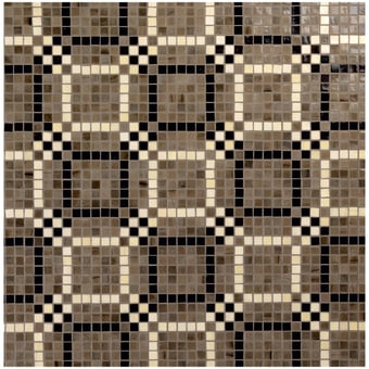 Mosaico Trama Grigio/Bianco Vitrex