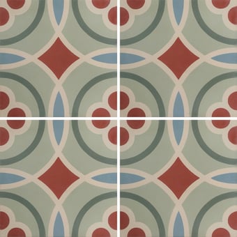 Zementfliese Vitrail Multicolor Carodeco