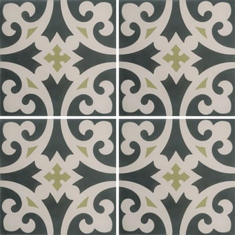 Zementfliese Lys Nocturne Carodeco