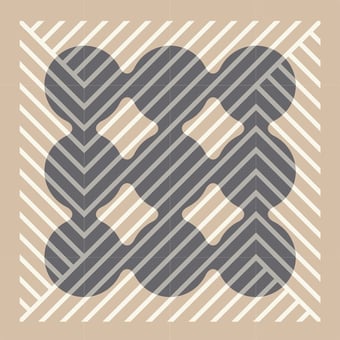 Alfombras baldosas ciment Sweden Linen Carodeco