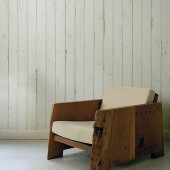 Scrapwood 08 Wallpaper Blanc NLXL by Arte