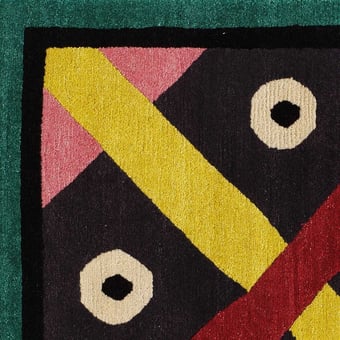 NDP23 Rug by Nathalie du Pasquier 90x90 cm Post Design