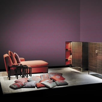 Towada Metallized Panel Rosso Armani Casa