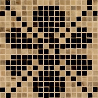 Mosaico Genziania Bianco/Rosso Vitrex