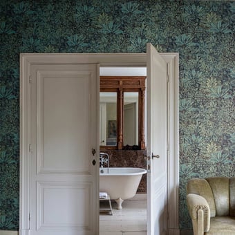 Papier peint Sauvage Aqua Masureel