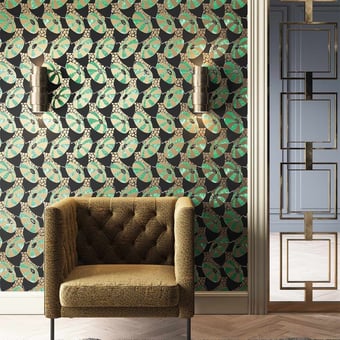 Papier peint Cecilia Emerald Masureel