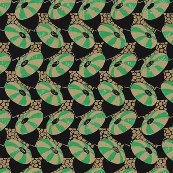 Papier peint Cecilia Emerald Masureel