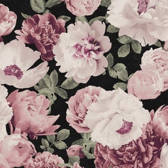 Papier peint Rosegarden Claret Masureel