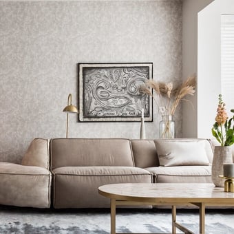 Papel pintado Snake White/Cream Eijffinger