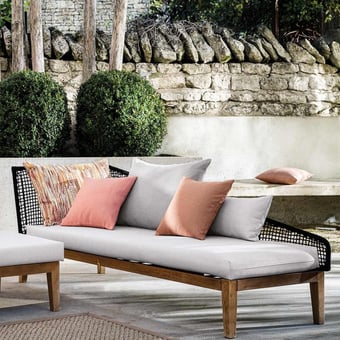 Tessuto Motu Outdoor Champagne Casamance