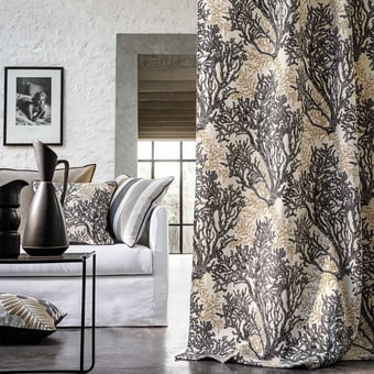 Tissu Aigue-marine Orange Brulée Casamance