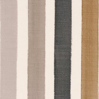 Tissu Les Cabines Jaune Or/Mordore Casamance