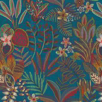 Tessuto Tereshchenko Bleu Topaze/Multico Casamance