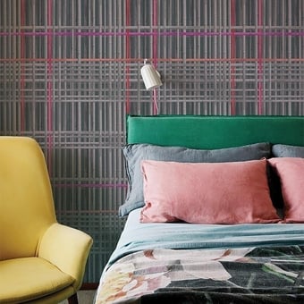Papier peint Bambù Pink Wall&decò