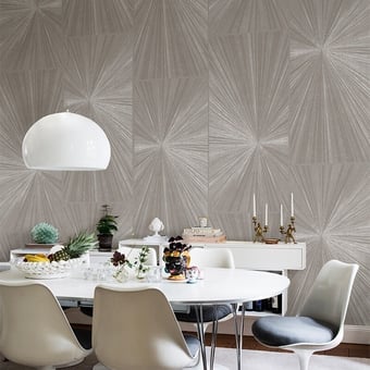 Flash Lines Wallpaper Beige Wall&decò
