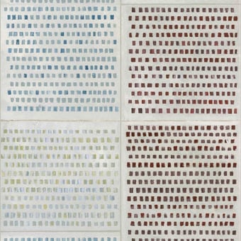 Papier peint Changing Dots Blue/Red Wall&decò