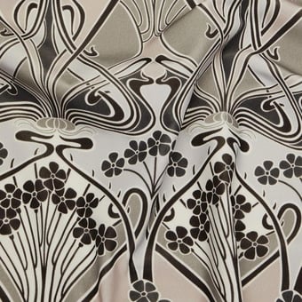 Ianthe Bloom Multi Velvet Dark Pewter Liberty