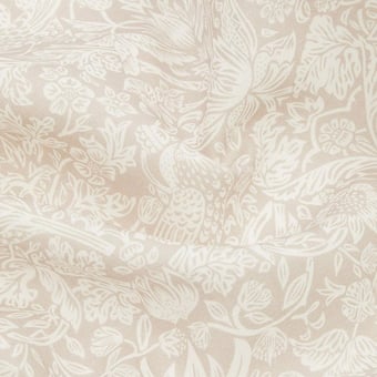 Strawberry Meadowfield Chiltern Linen Fabric Pewter Liberty