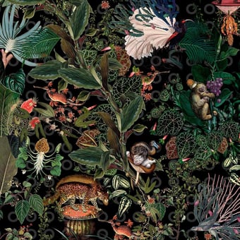 Menagerie rond Rug Raven MOOOI