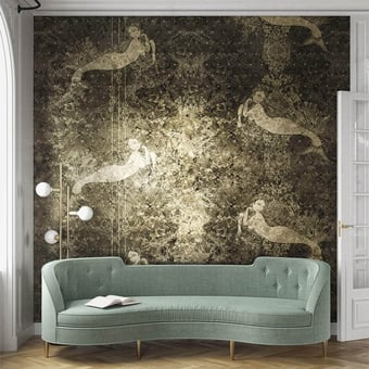 Nocturna Panel Jungle Inkiostro Bianco