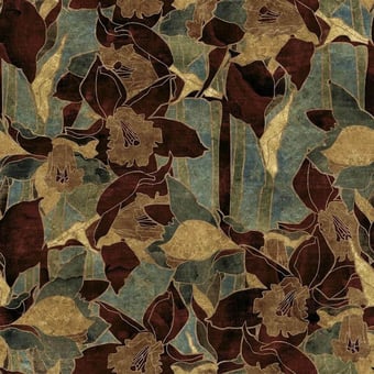 Wonderland Panel Dark green Inkiostro Bianco