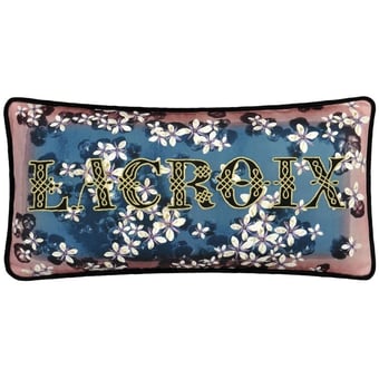 Lacroix Cherry! Cushion Bleu Denim Christian Lacroix