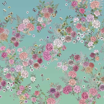 Papier peint panoramique Skye's Garden Océan Matthew Williamson
