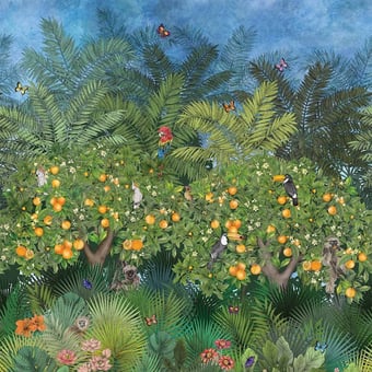 Papier peint panoramique Orange Grove Garden Matthew Williamson