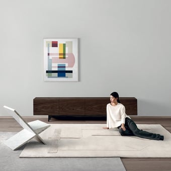 Tappeti Composizione 74 par Manlio Rho 170x240 cm AMINI