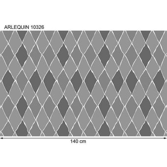Arlequin Fabric Beige/Brun Nobilis