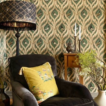 Manor's Walls Panel Green/Taupe Mindthegap