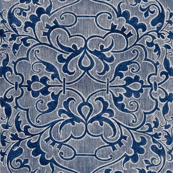 Deco Trellis Panel Indigo/Grey Mindthegap