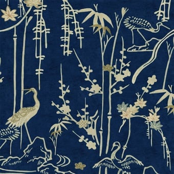 Kyoto Panel Indigo/Taupe Mindthegap