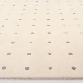 Tappeti JC-1 Bubbles Cream par Joe Colombo 200x300 cm AMINI