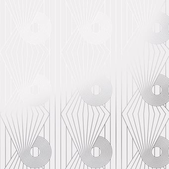 Carta da parati Minispiral Silver/White Erica Wakerly
